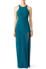 Teal Ambrosia Gown by GABRIELA CADENA
