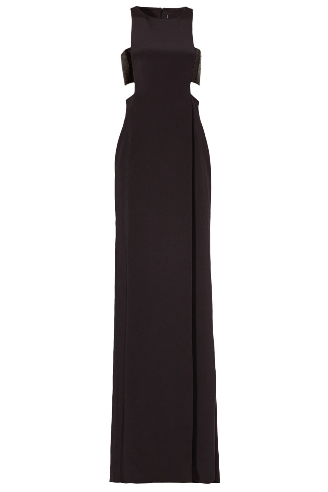 Onyx Liquid Bugle Gown by KAUFMANFRANCO