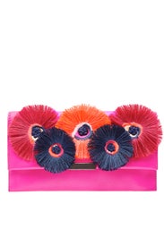 Embroidered Floral Tab Clutch by Loeffler Randall