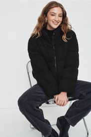 Sweater Knit Puffer Jacket by Marine Layer