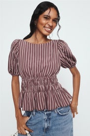 Jeanette Peplum Blouse by PINKO