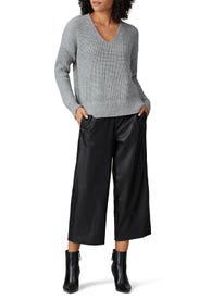 Grey Knit Pullover by RACHEL ROY COLLECTION