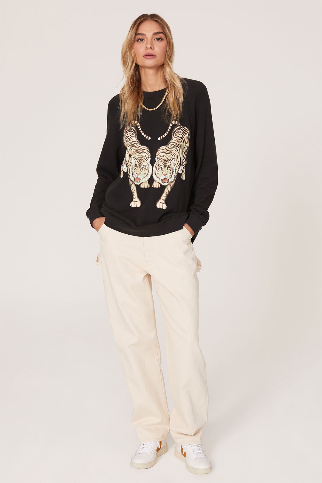 Dancing Tiger Sweatshirt by Show Me Your Mumu 0