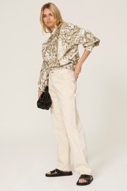 Marble Print Sweatshirt by Bassike