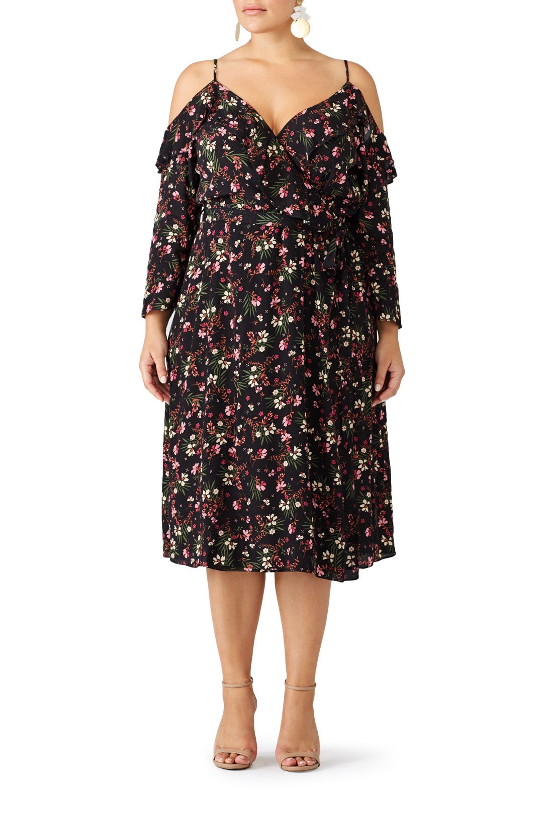 Pretty Floral Dress by City Chic 0