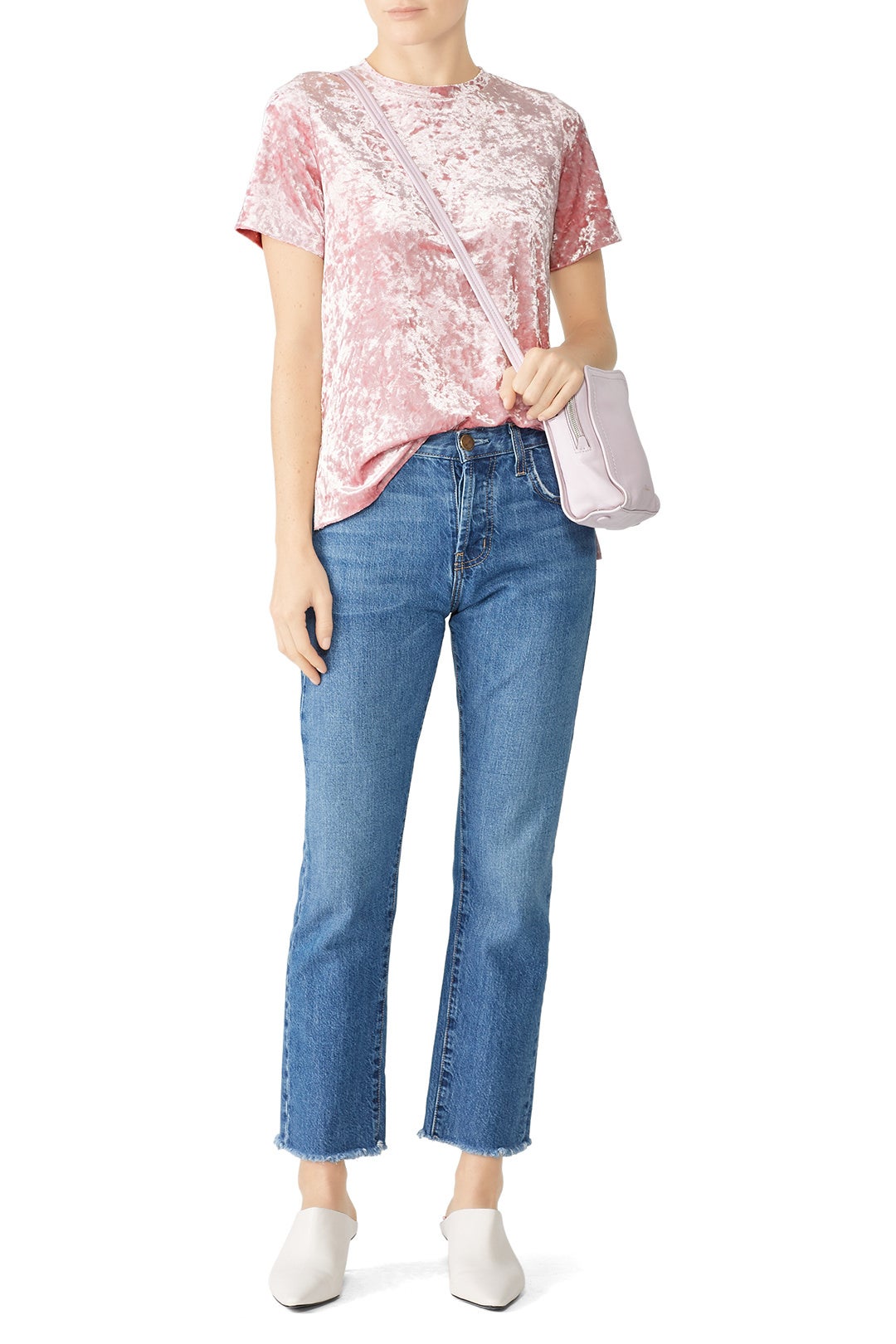 Rose Quartz Velvet Top by Slate & Willow 0
