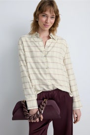 Checked Plaid Shirt by VINCE.
