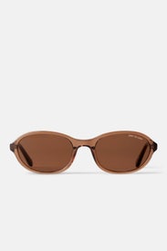 Bibi Transparent Brown Sunglasses by DMY Studios