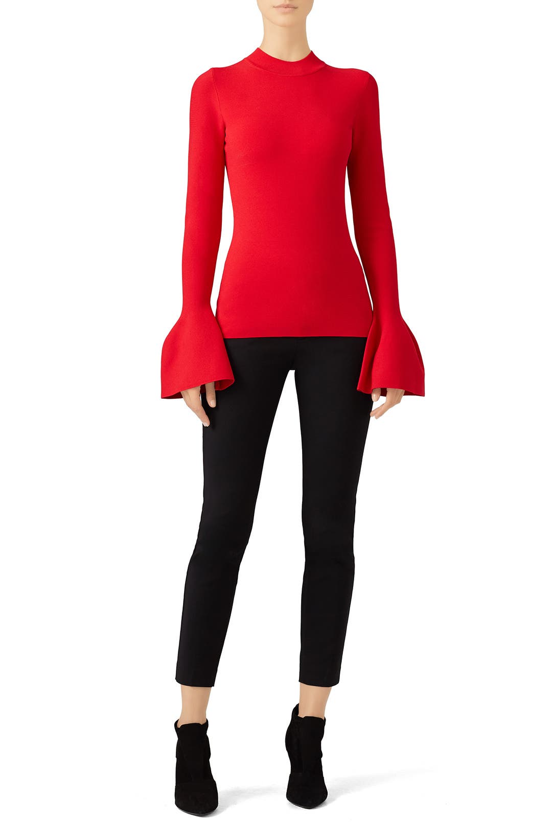 Red Flutter Pullover by Diane von Furstenberg | Rent the Runway