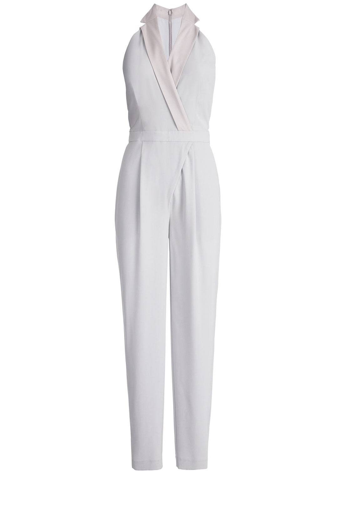 Gray Tuxedo Jumpsuit by HALSTON 0