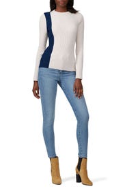 Two Tone Ribbed Pullover by 3.1 Phillip Lim