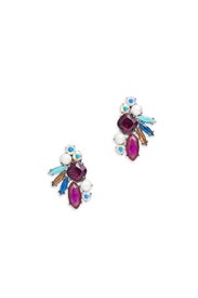 Rainbox Cluster Earrings by Ella Carter
