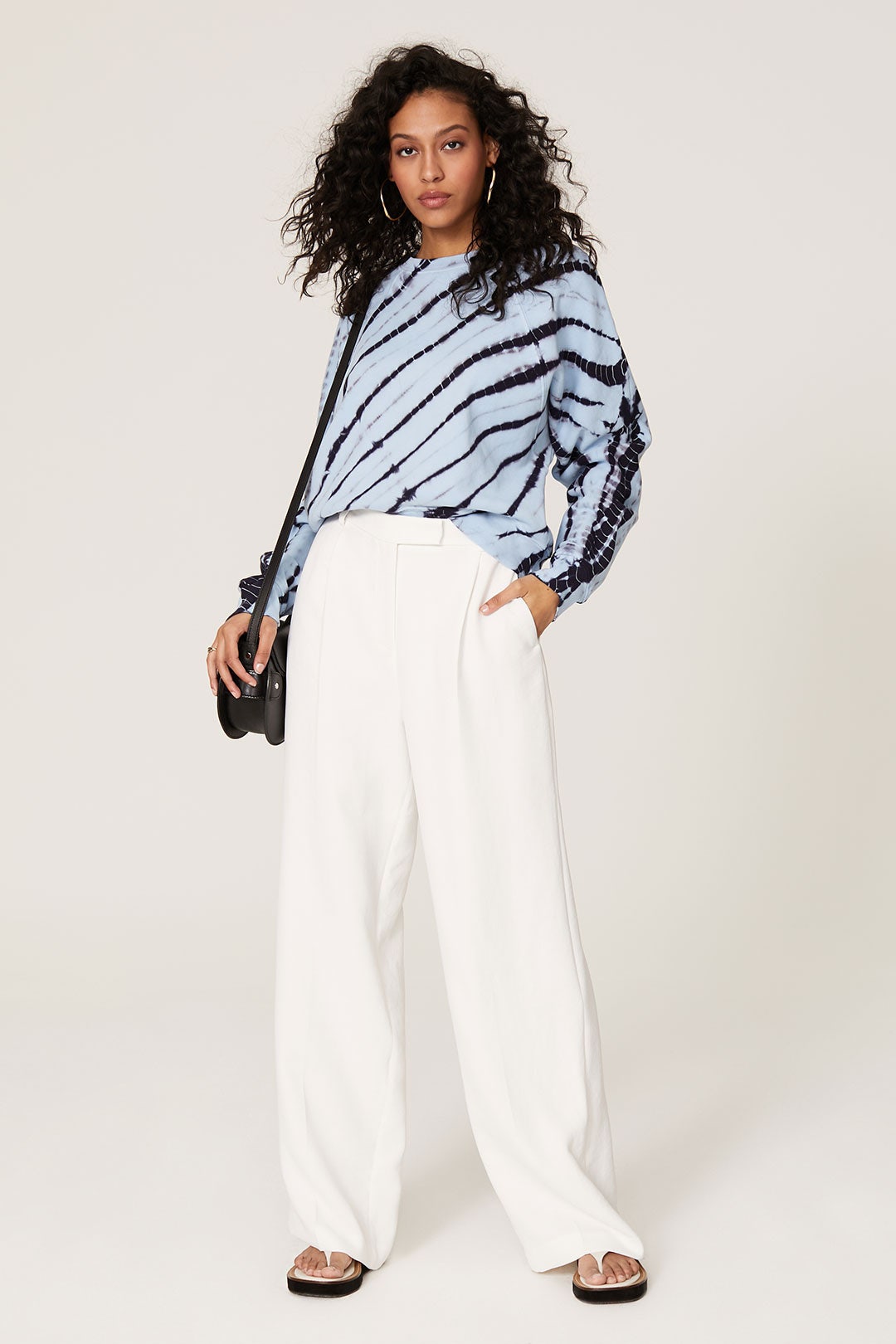 Raglan Tie Dye Sweatshirt by Proenza Schouler White Label 0