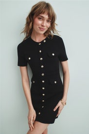 Short Sleeve Mini Dress by Sandro