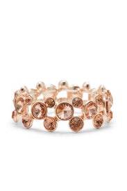 Rose Gold Shadow Circle Bracelet by Slate & Willow Accessories