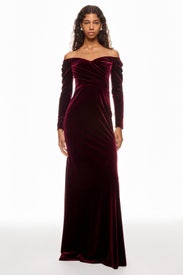 Anita Long Sleeve Gown by Theia
