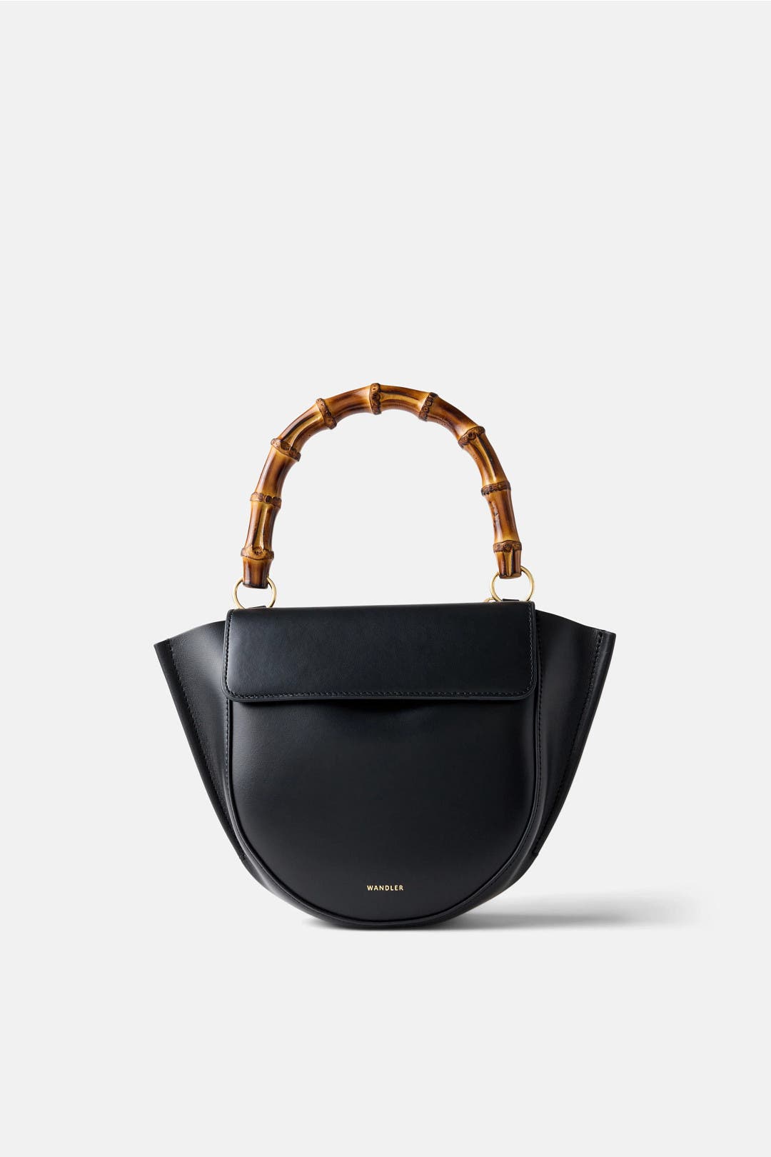 Black Hortensia Mini Bag by Wandler | Rent the Runway