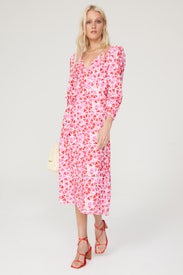 Diamond Wrap Dress by Area Stars