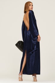 Backless Velvet Gown by Atlein