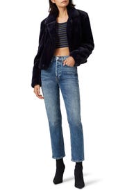 Faux Fur Uptown Girl Jacket by BLANKNYC