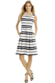 Point Of Sail Dress by Carmen Marc Valvo