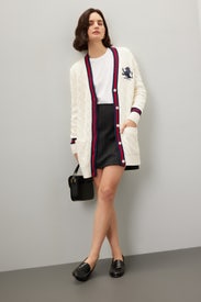 Long Sleeve Cable Knit Cardigan by Polo Ralph Lauren