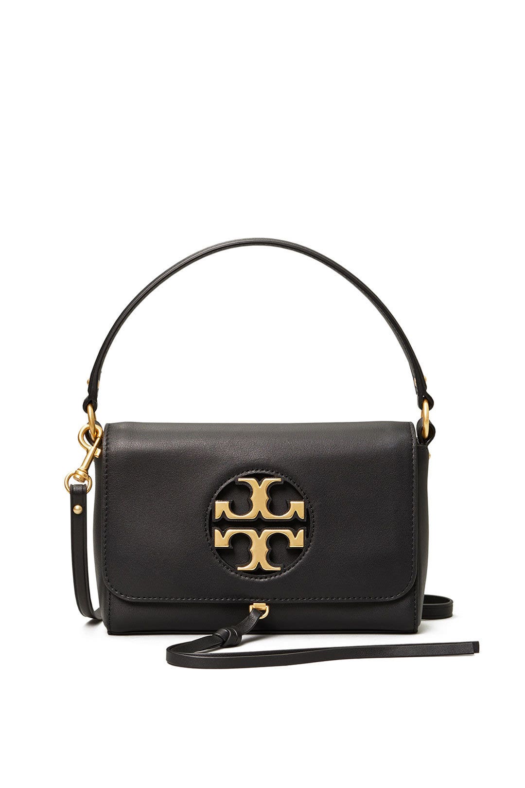 Handbags Crossbody Tory Burch Miller Metal Logo Crossbody Black