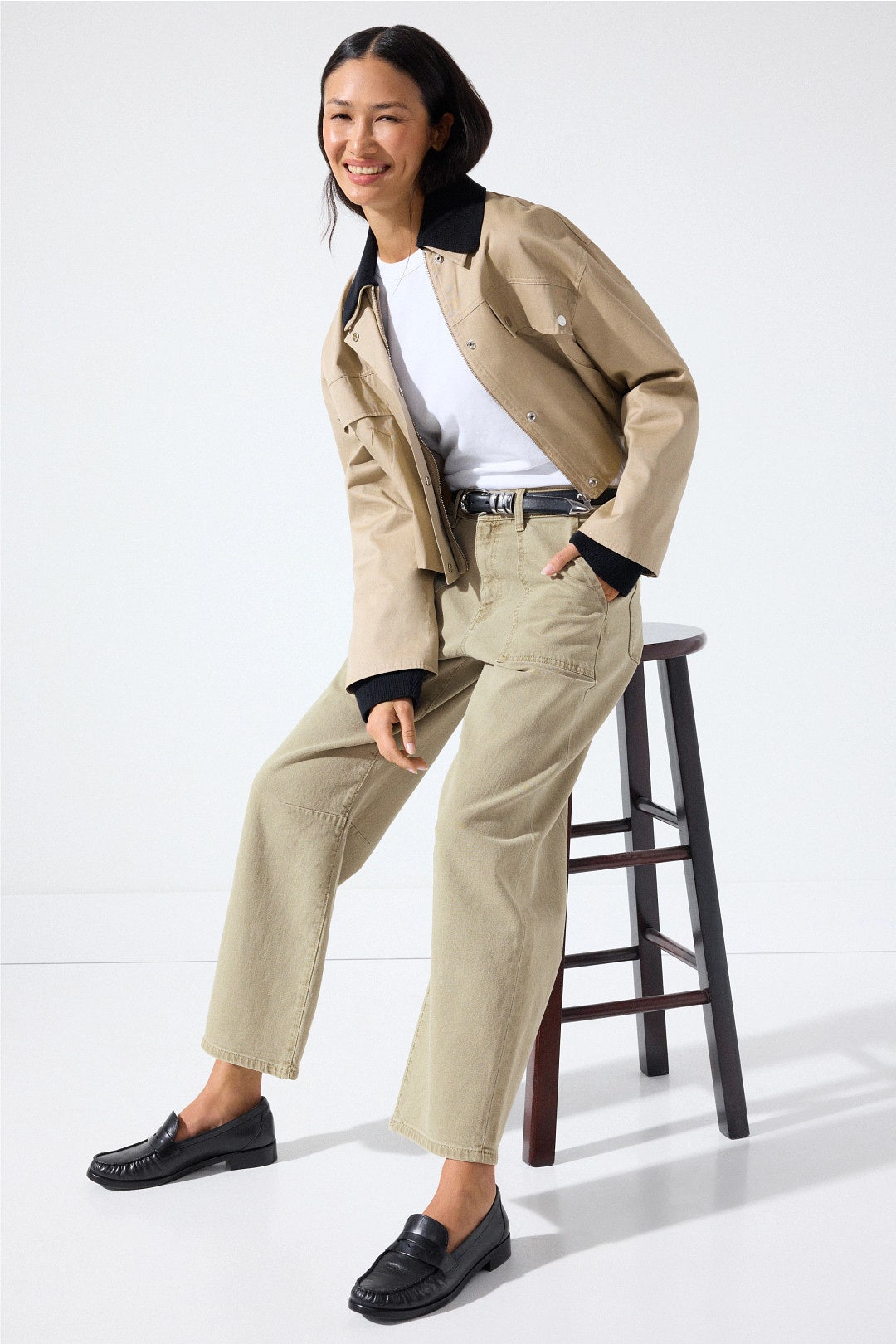 Soft Curve Barrel  Jeans by WARP + WEFT 0