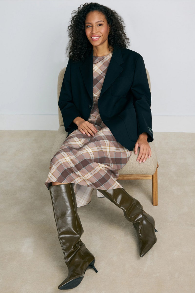 Minimal Bias Dress by Argent