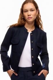 Pocket Detail Button Up Jacket by Derek Lam 10 Crosby x RTR