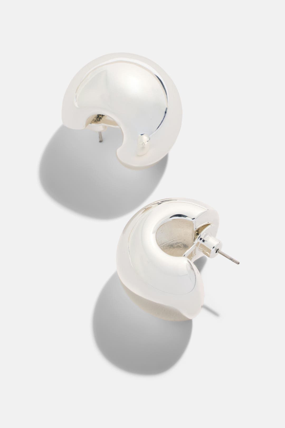 ピアス Rabanne ORECCHINI DOPPIO CERCHIO XL LINK Silver double XL link earrings – Rabanne