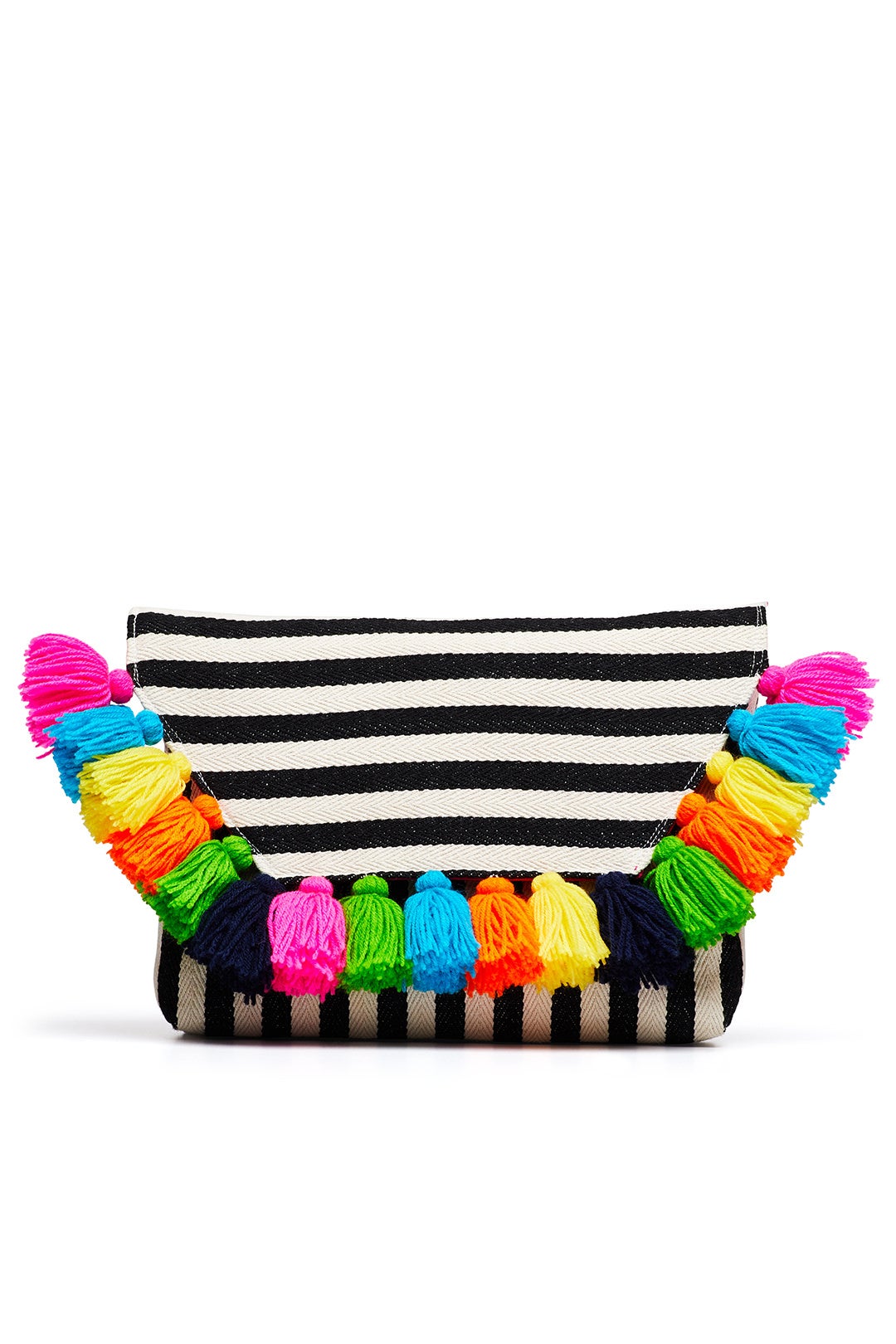 Black Valerie Tassel Clutch by JADEtribe 0