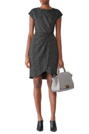 Plaid Mini Twist Dress by Leota