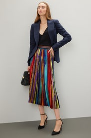 Painted Stripe Skirt by Le Superbe