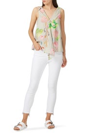 White High Rise Skinny Jeans by Madewell