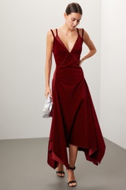 Velvet Slip Dress by Monse