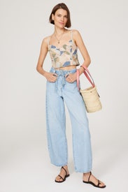 Quilted Bustier Top by Polo Ralph Lauren