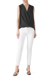 Sleeveless Victor Blouse by rag & bone