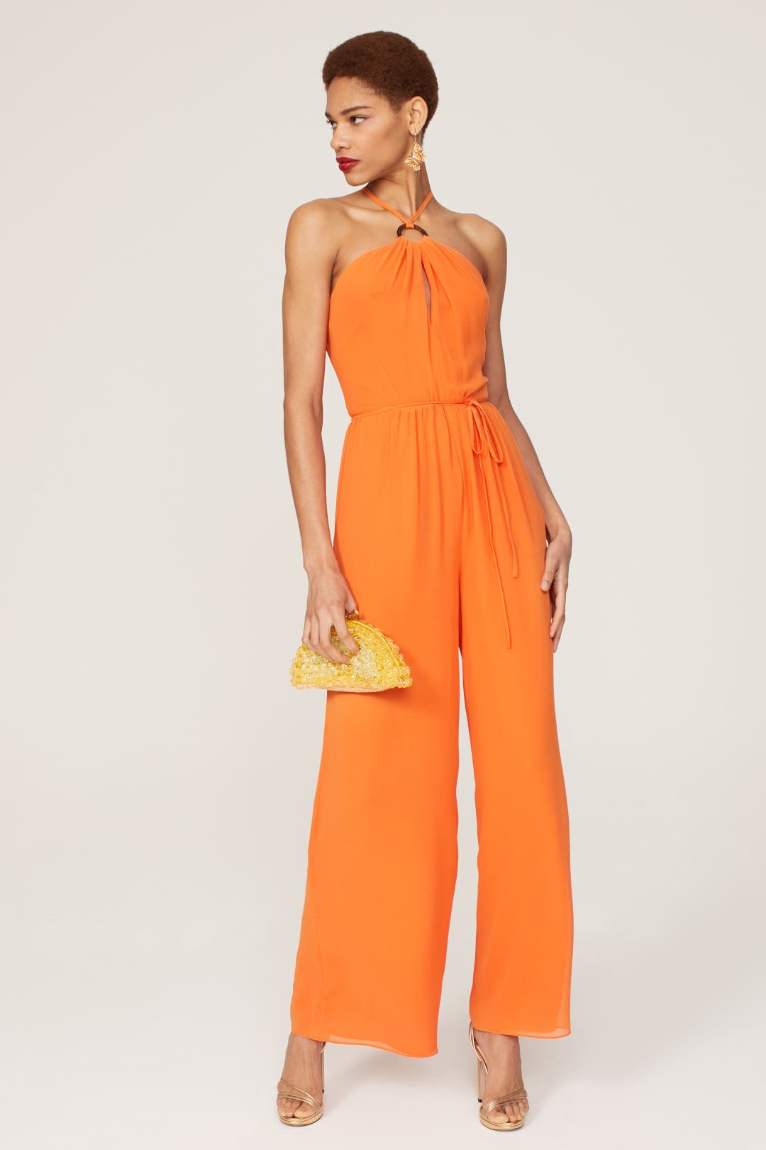 Terracotta Jumpsuit by Harlyn | Rent the Runway