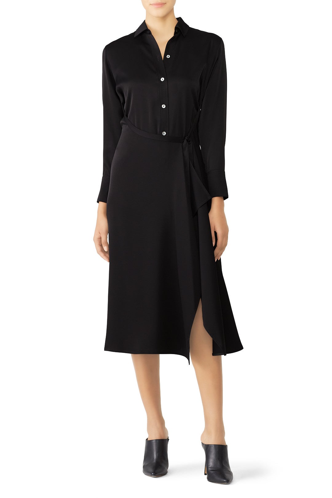 Tie Front Shirtdress by VINCE. 0