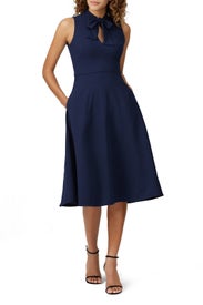 Navy Carolina Dress by Black Halo