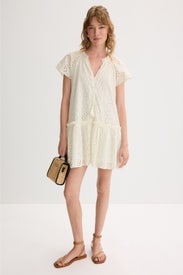 Eyelet Mini Dress by Cleobella