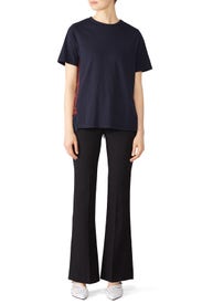 Pleating And Lace T-Shirt by Clu