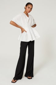 Tucked Waist Blouse by Co