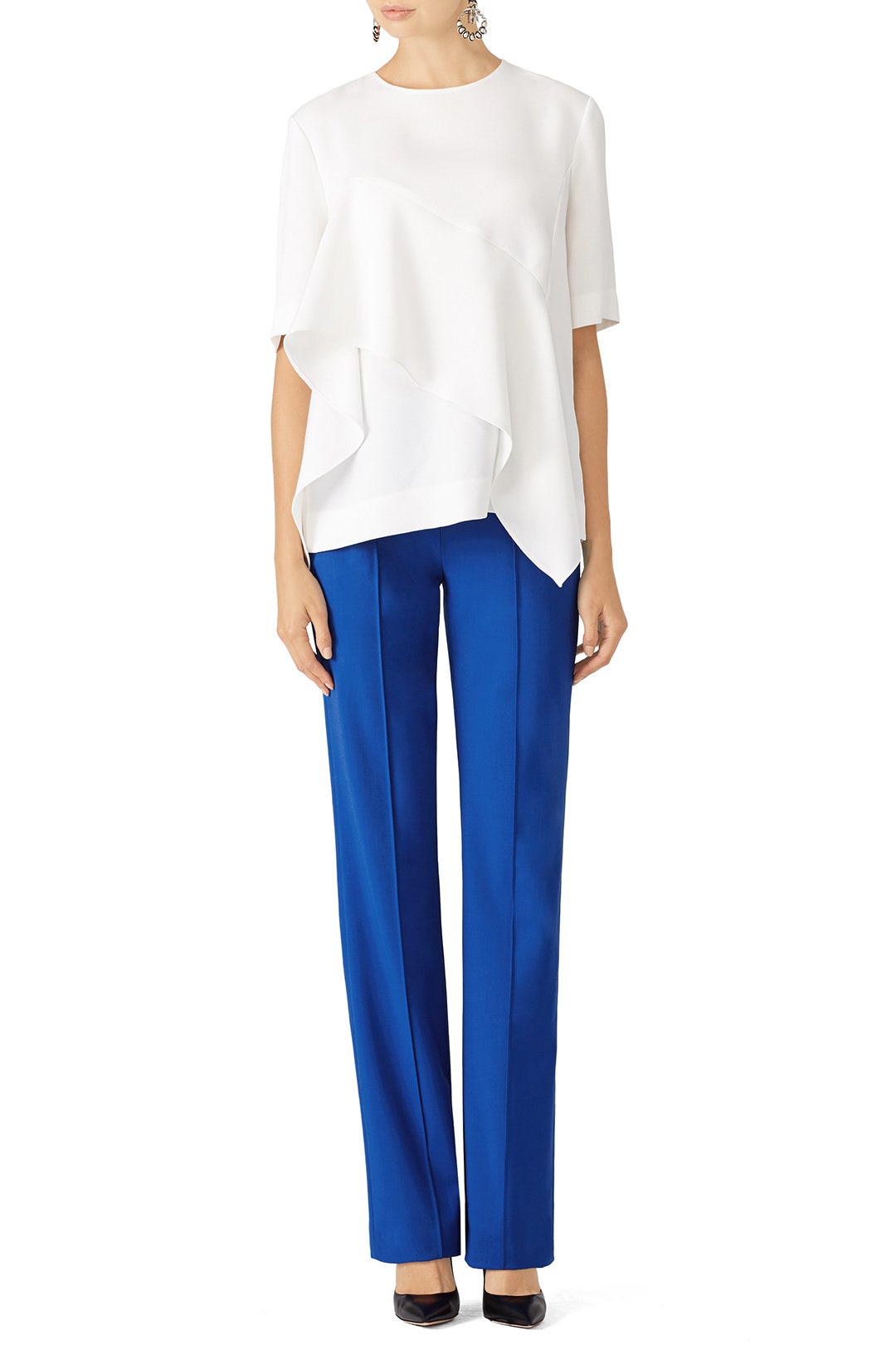 Pleat Front Dress Pants by Diane von Furstenberg 0