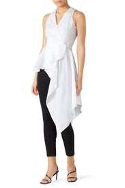 Asymmetric Sleeveless Shirt by Great Jones