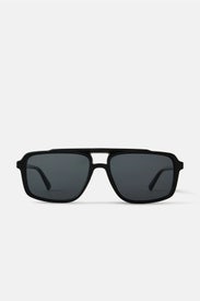 Le Gars Black Smoke Mono Polarized Sunglasses by Le Specs