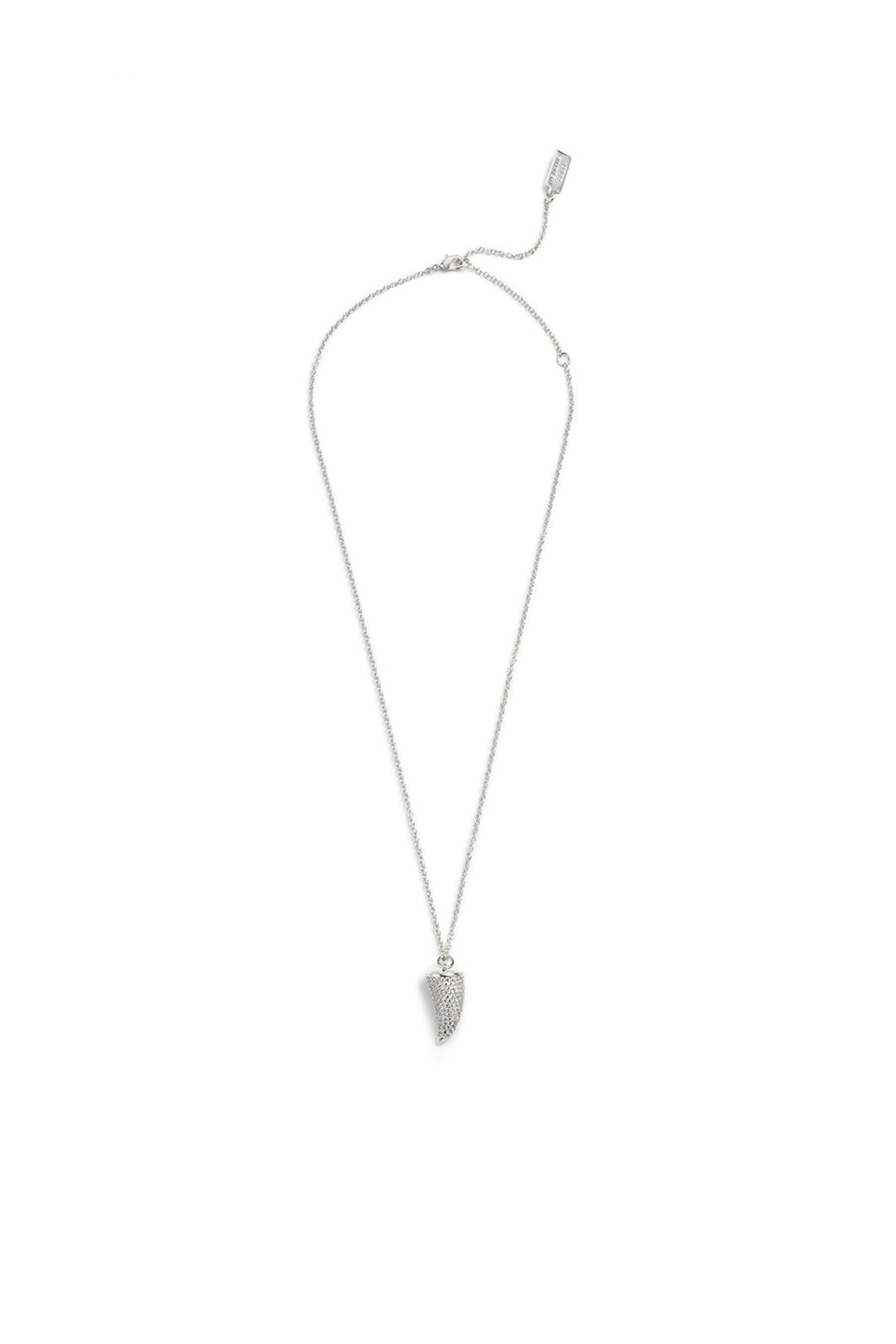 Silver Mini Tusk Necklace by Melanie Auld