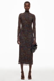 Printed Mesh Dress by Rosetta Getty x RTR