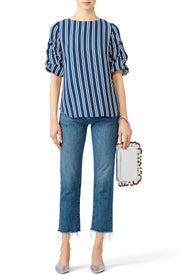 Striped Oregon Top by Amanda Uprichard